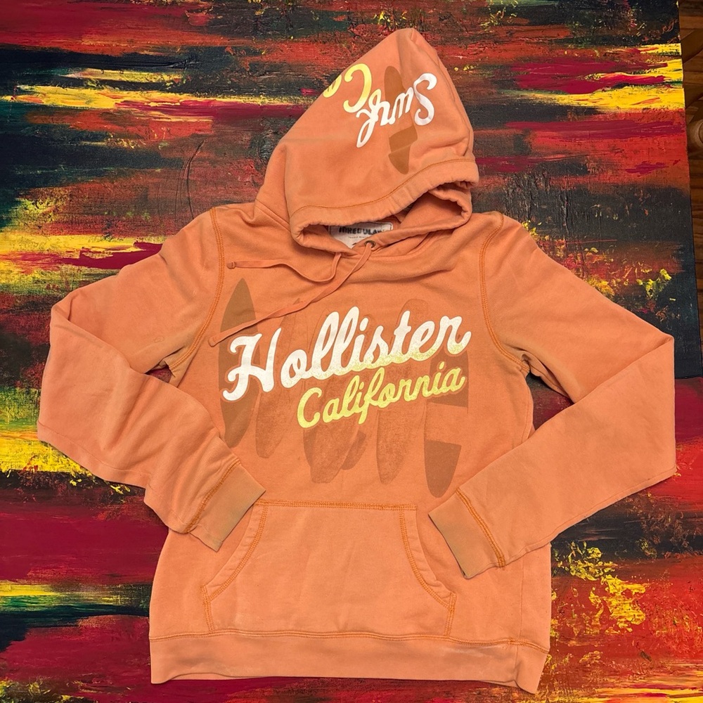 California Surf Hollister Peach Hoodie